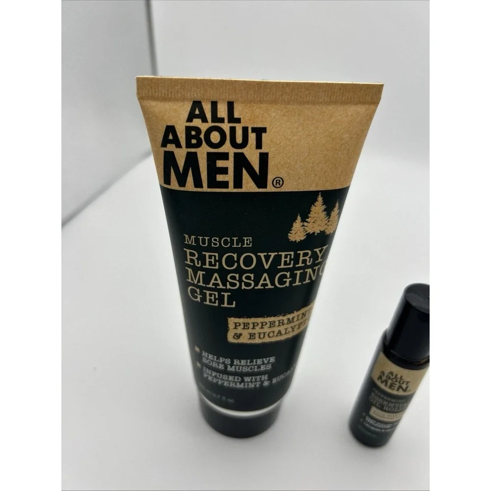 All About Men Muscle recovery‎ massaging gel &essential oil roller